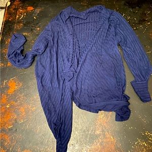 Navy cardigan
